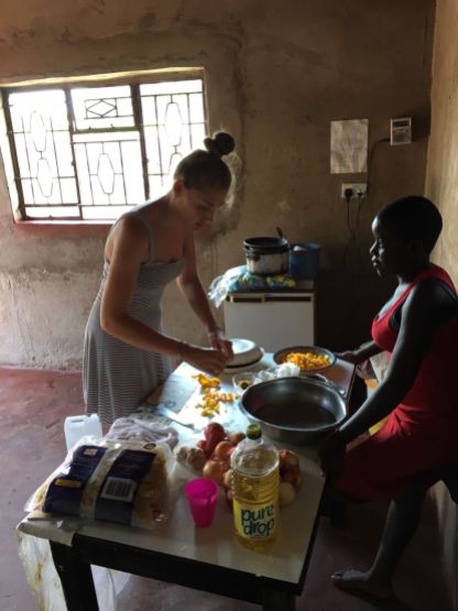 A super basic African kitchen couldn't cope with making pasta...